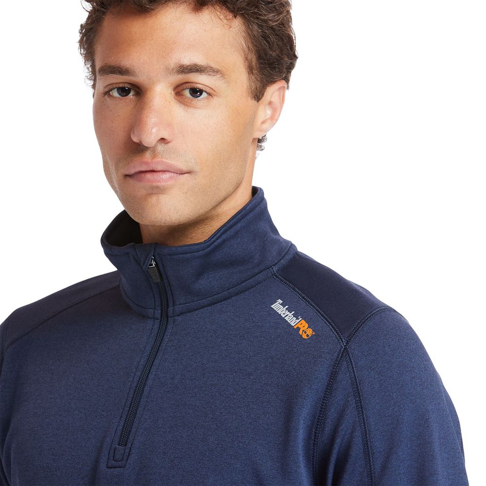 Hanorac Timberland Barbati Bleumarin - Pro® Understory Quarter-Zip Fleece - Romania - FHLAVR163